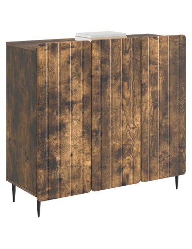 Credenza Rovere Fumo 89 x 34,5 x 82 cm Legno ingegnerizzato
