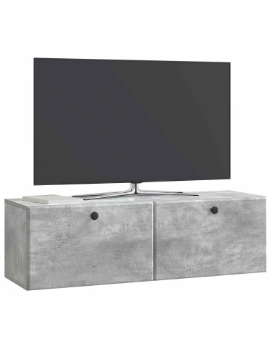Mobile Porta TV da Muro Grigio Cemento 98 x 31 x 30 cm