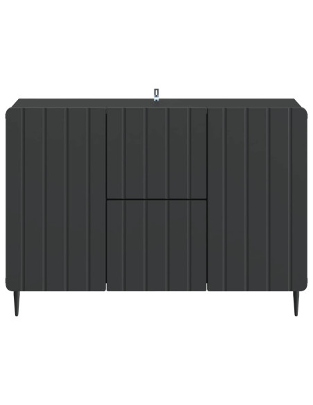 Credenza Nero 89 x 34,5 x 62 cm Legno ingegnerizzato
