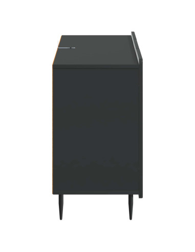 Credenza Nero 89 x 34,5 x 62 cm Legno ingegnerizzato