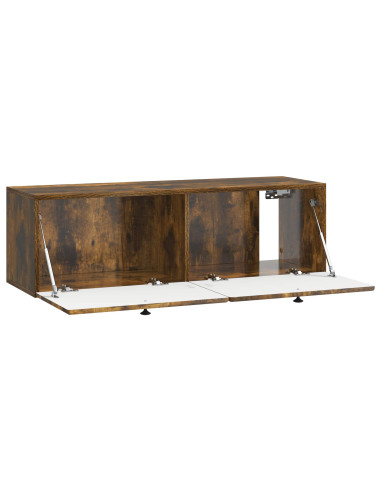 Mobile Porta TV da Muro Rovere Fumo 98 x 31 x 30 cm