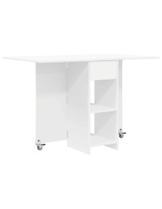 Tavolo da Pranzo 115 x 70 x 75 cm Legno ingegnerizzato Bianco 2
