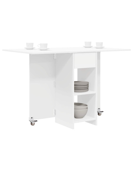 Tavolo da Pranzo 115 x 70 x 75 cm Legno ingegnerizzato Bianco