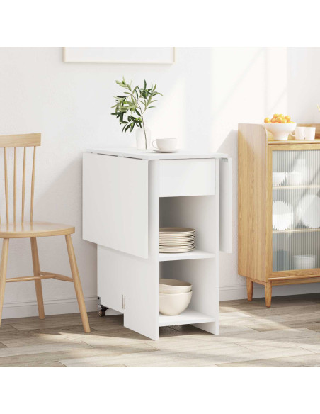 Tavolo da Pranzo 115 x 70 x 75 cm Legno ingegnerizzato Bianco