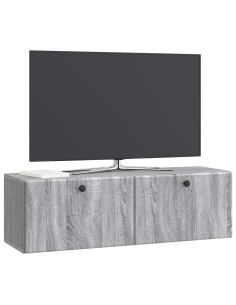 Mobile Porta TV da Muro Grigio Sonoma 98 x 31 x 30 cm 2