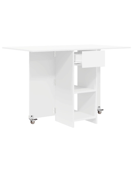 Tavolo da Pranzo 115 x 70 x 75 cm Legno ingegnerizzato Bianco