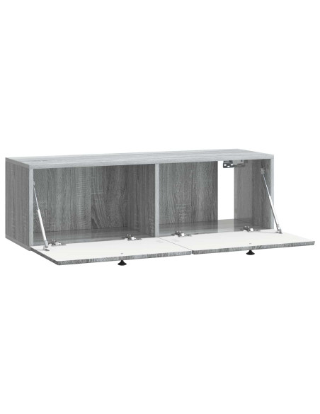 Mobile Porta TV da Muro Grigio Sonoma 98 x 31 x 30 cm