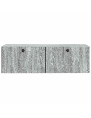 Mobile Porta TV da Muro Grigio Sonoma 98 x 31 x 30 cm