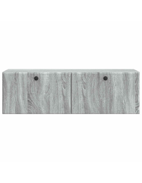 Mobile Porta TV da Muro Grigio Sonoma 98 x 31 x 30 cm