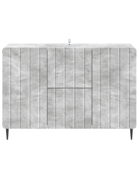 Credenza Grigio Cemento 89 x 34,5 x 62 cm Legno ingegnerizzato