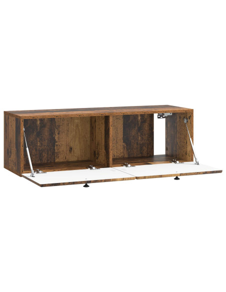 Mobile Porta TV da Muro Legno antico 98 x 31 x 30 cm