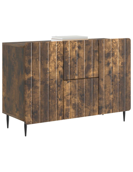 Credenza Rovere Fumo 89 x 34,5 x 62 cm Legno ingegnerizzato