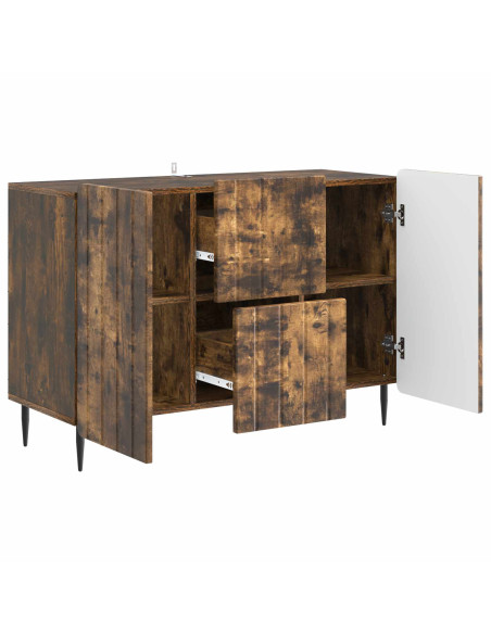 Credenza Rovere Fumo 89 x 34,5 x 62 cm Legno ingegnerizzato