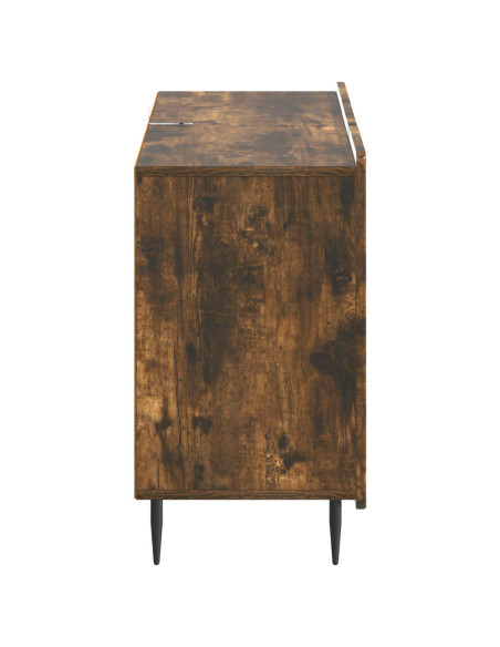 Credenza Rovere Fumo 89 x 34,5 x 62 cm Legno ingegnerizzato