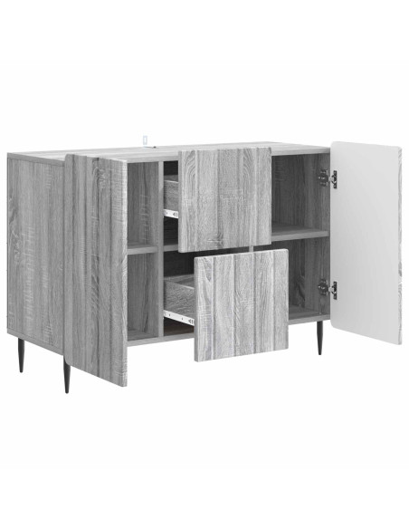 Credenza Grigio Sonoma 89 x 34,5 x 62 cm Legno ingegnerizzato