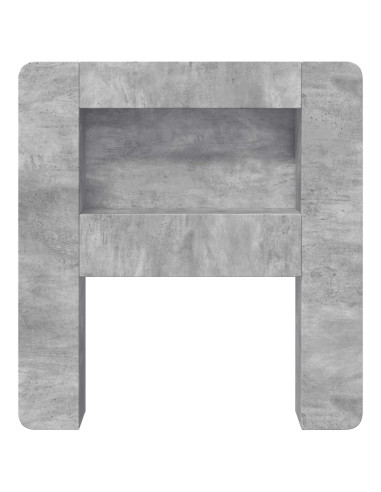 Testata del letto Grigio Cemento Legno ingegnerizzato