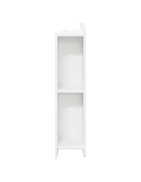 Testata del letto Bianco Lucido Legno ingegnerizzato
