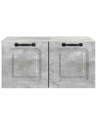 Mobile Porta TV da Muro Grigio Cemento 59,5 x 41 x 30 cm