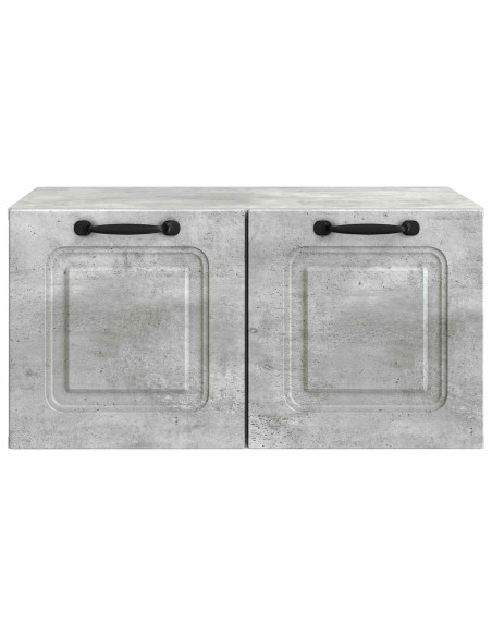 Mobile Porta TV da Muro Grigio Cemento 59,5 x 41 x 30 cm