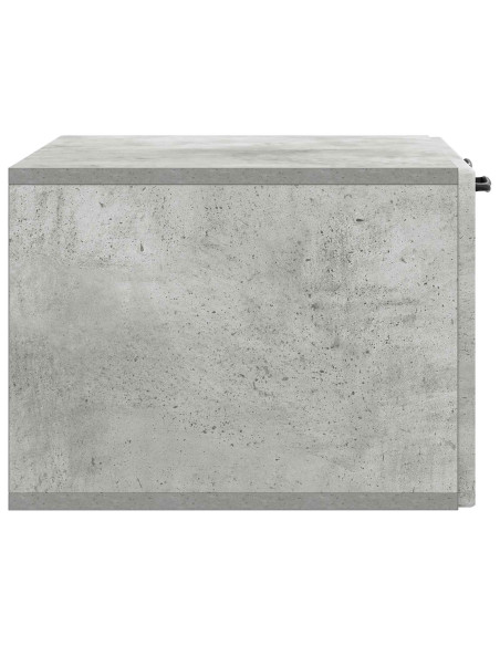 Mobile Porta TV da Muro Grigio Cemento 59,5 x 41 x 30 cm