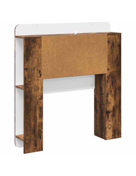 Testata del letto Rovere Fumo Legno ingegnerizzato