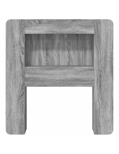 Testata del letto Grigio Sonoma Legno ingegnerizzato