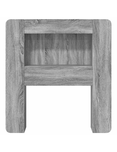 Testata del letto Grigio Sonoma Legno ingegnerizzato