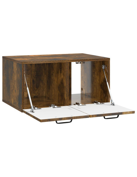 Mobile Porta TV da Muro Rovere Fumo 59,5 x 41 x 30 cm