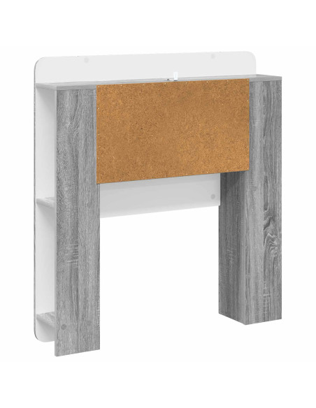Testata del letto Grigio Sonoma Legno ingegnerizzato
