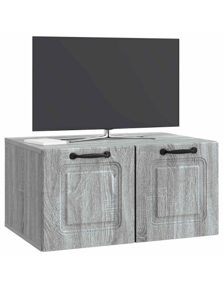 Mobile Porta TV da Muro Grigio Sonoma 59,5 x 41 x 30 cm