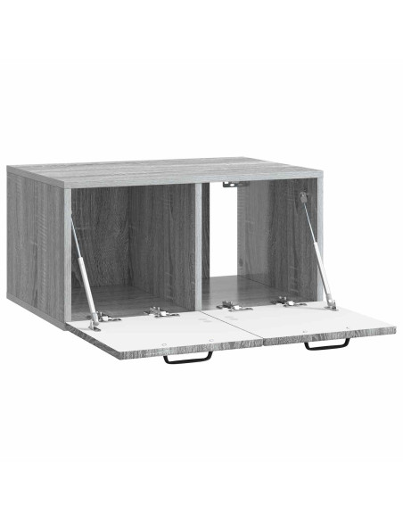 Mobile Porta TV da Muro Grigio Sonoma 59,5 x 41 x 30 cm