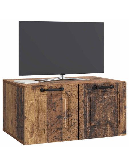 Mobile Porta TV da Muro Legno antico 59,5 x 41 x 30 cm
