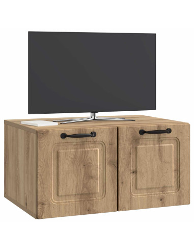 Mobile Porta TV da Muro Rovere Artigianale 59,5 x 41 x 30 cm