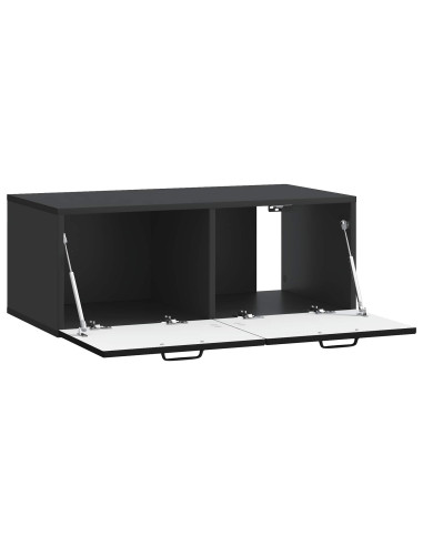 Mobile Porta TV da Muro Nero 78,5 x 41 x 30 cm