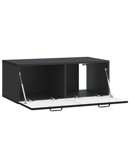 Mobile Porta TV da Muro Nero 78,5 x 41 x 30 cm