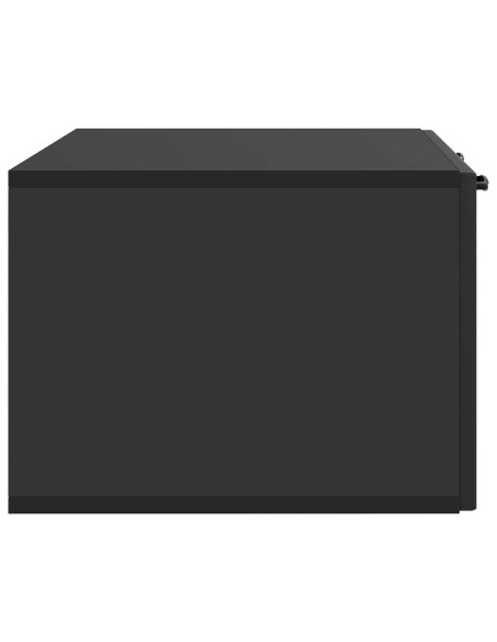 Mobile Porta TV da Muro Nero 78,5 x 41 x 30 cm