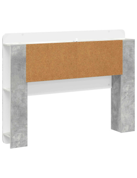 Testata del letto Grigio Cemento Legno ingegnerizzato