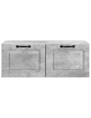 Mobile Porta TV da Muro Grigio Cemento 78,5 x 41 x 30 cm