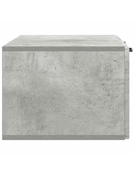 Mobile Porta TV da Muro Grigio Cemento 78,5 x 41 x 30 cm