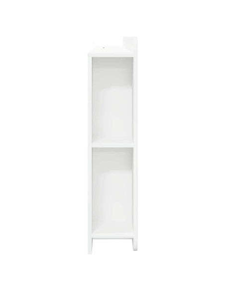 Testata del letto Bianco Lucido Legno ingegnerizzato
