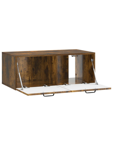 Mobile Porta TV da Muro Rovere Fumo 78,5 x 41 x 30 cm