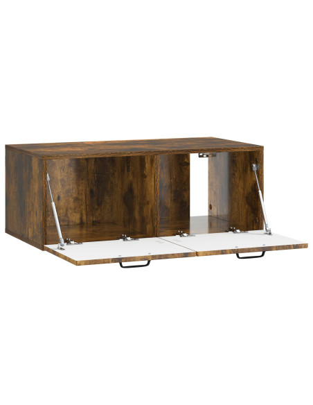 Mobile Porta TV da Muro Rovere Fumo 78,5 x 41 x 30 cm