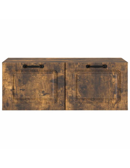 Mobile Porta TV da Muro Rovere Fumo 78,5 x 41 x 30 cm