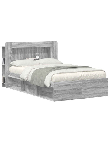 Testata del letto Grigio Sonoma Legno ingegnerizzato