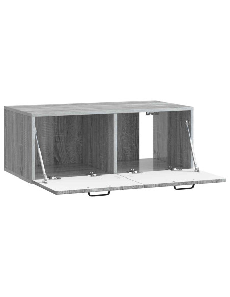 Mobile Porta TV da Muro Grigio Sonoma 78,5 x 41 x 30 cm