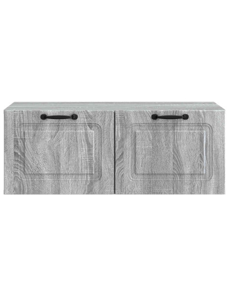 Mobile Porta TV da Muro Grigio Sonoma 78,5 x 41 x 30 cm