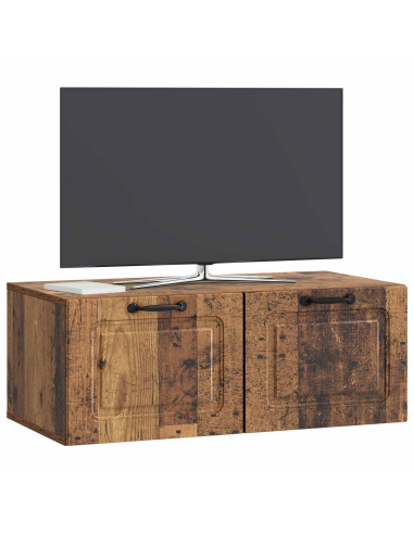 Mobile Porta TV da Muro Legno antico 78,5 x 41 x 30 cm