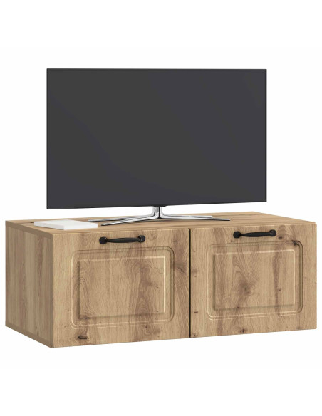 Mobile Porta TV da Muro Rovere Artigianale 78,5 x 41 x 30 cm