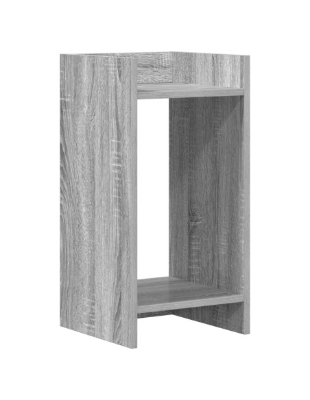 Supporto per piante 2 pcs Sonoma grigia 30 x 30 x 60 cm