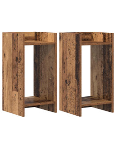 Supporto per piante 2 pcs Legno vecchio 30 x 30 x 60 cm 2